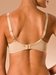 Basic Invisible Memory Foam T-Shirt Bra, back view in Beige