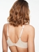 Chantelle C Smooth T-Shirt Underwire Bra in Ultra Nude, Back View