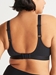 Chantelle C Magnifique Full Bust Wire Free Bra in Black, Back View