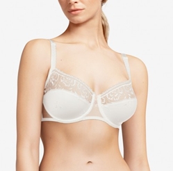 Chantelle Every Curve Lace Full Demi Bra, Up to G Cup Sizes, Style # 16B5 chantelle bras,chantelle every curve lace full underwire demi Bra, 16B5,chantelle underwire bras,bridal,lace bras