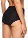Chantelle Soft Stretch Seamless Brief in Black, Back View