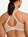 Chantelle Lace Comfort Flex T-Shirt Bra in Rose, Back View with J-Hook