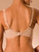 C Essential T-Shirt Bra, back view in Ultra Nude