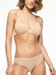 Chantelle C Magnifique Seamless Smooth Minimizer Underwire Bra and Matching Panty in Nude Sand